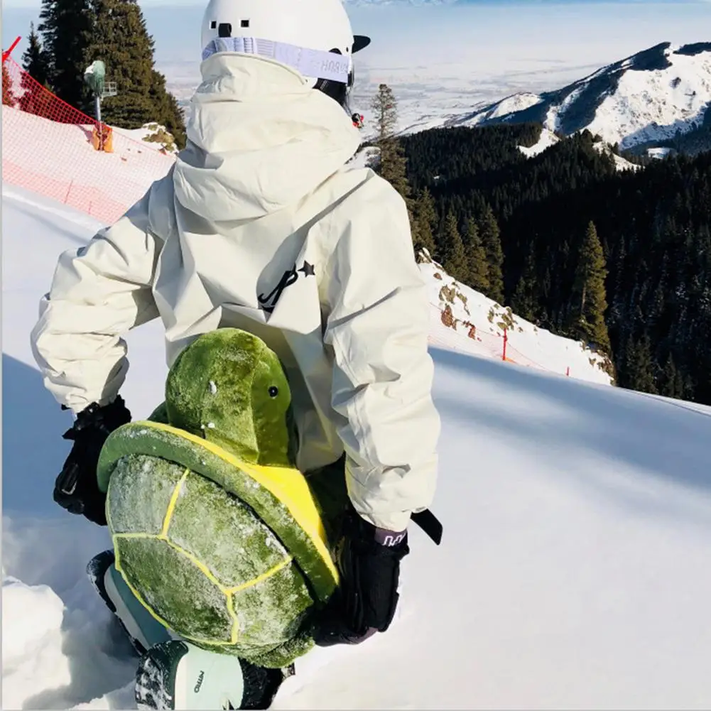 Skiing Hip Support Turtle Shape Coccyx Protective Cushion Tailbone Hip Protector Anti-fall Shockproof Pad Outdoor Skiing Supplie