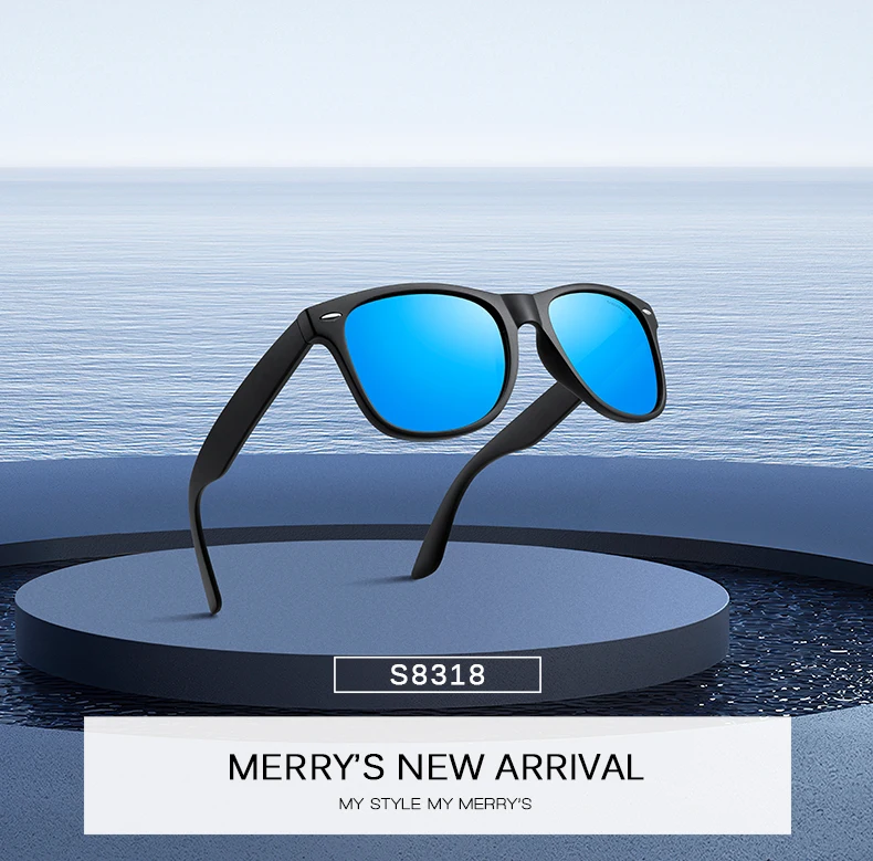 MERRYS DESIGN Men Polarized Sunglasses For Women Classic Retro Rivet Sunglasses For Driving Fishing Outdoor Shades S8318
