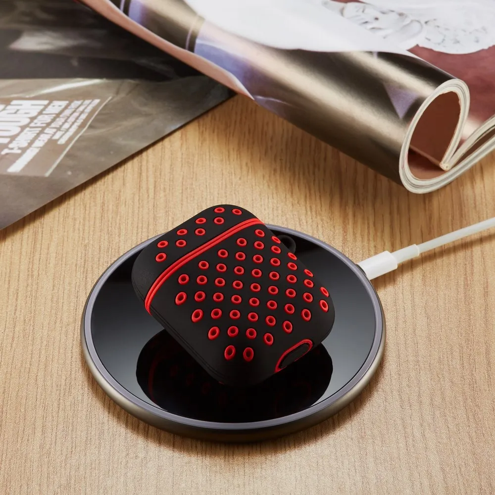 غطاء سيليكون ل Airpods برو 2 1 حالة الهواء القرون سماعة حامي ل Airpod2 acessames غطاء مع المفاتيح الهواء القرون برو حافظة