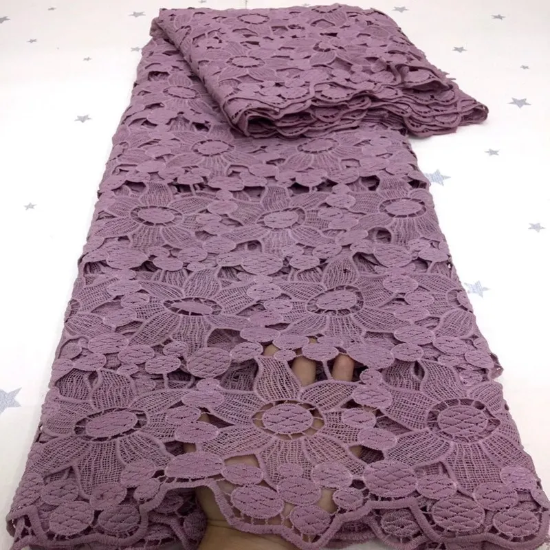 

African Lace Fabric Guipure Lace Embroiderey Cord Lace Fabric High Quality Nigeria Lace Fabric For Wedding TS9723