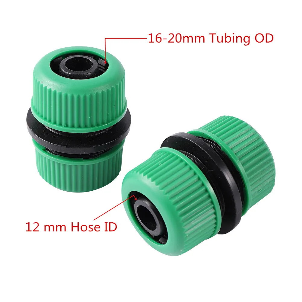 1/2'' Water Hose Connectors Airbrush Quick Connect Pipe Connectors Joining Mender Repair Leaking Joiner Connector Adapter 1 Pc