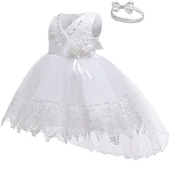 Baby Girl Dress For 1 Year Birthday Girl Princess Dress Baby Party Dress Newborn Christening Dress Kids Clothes vestido infantil