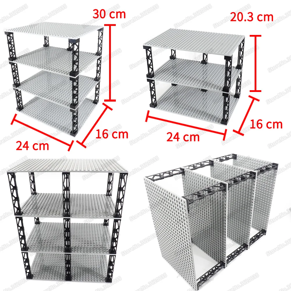 Assembly For Children Display Plates 30*20 Building Block Moc World Military Technology Figures City Model Level Child Gift Toys