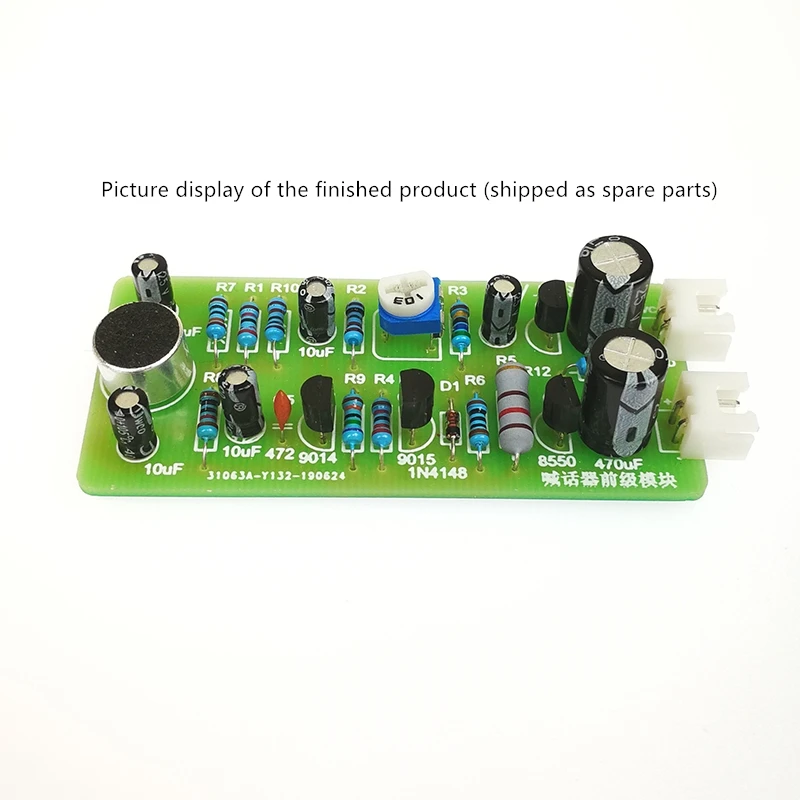 Megáfono pre-módulo electrónico kit de componentes diy volumen amplificación Módulo de micrófono
