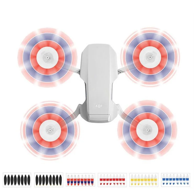 8Pcs/Set Multi-Colors Mini Propeller Color Propeller Compact Low Noise Drone For Sunnylife 4726F Mavic Mini With Screws