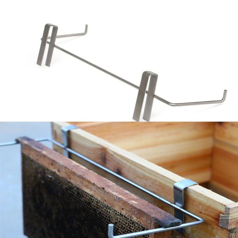 1PCS Beekeeping Rack Nesting Spleen Racks Hive Stainless Steel Shelf Top Welding Oblique Hook Frame Holder Incline