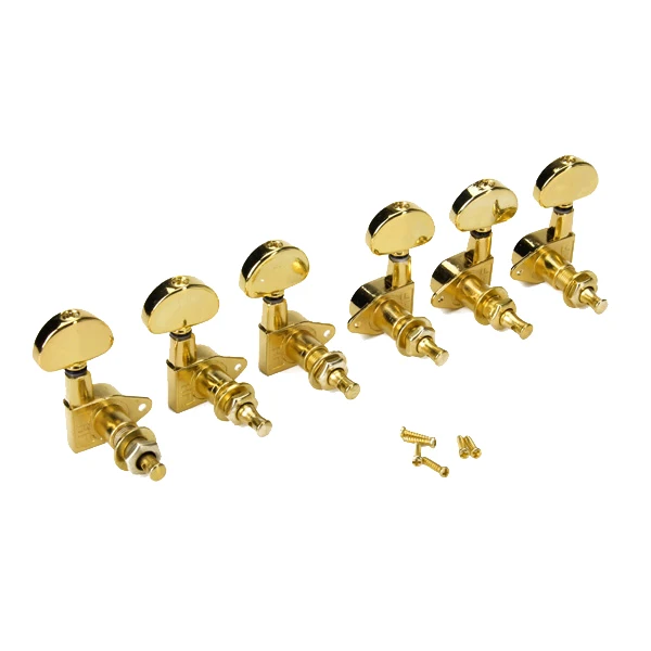 3L 3R Sealed Tuning Peg Tuners Key Machine Golden Head Fit Acoustic Electric Guitar Parts Accessories