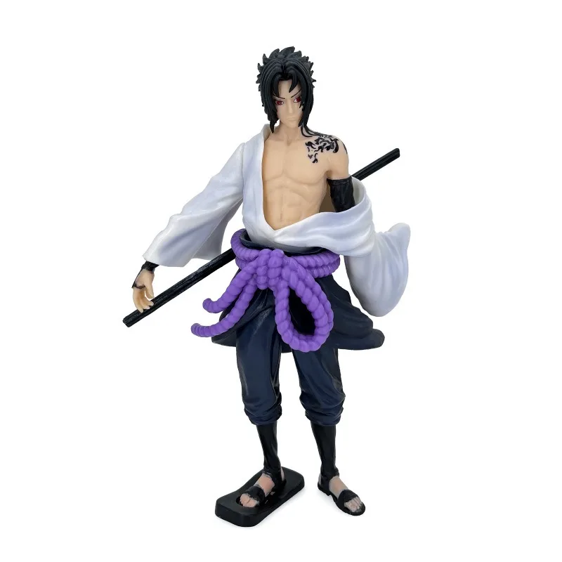 Naruto 23CM  Curse Seal Chidori Uchiha Sasuke Hand Office Aberdeen Blind Box Doll Decoration Anime Doll Kawaii Anime Doll Anime