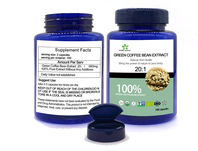 High-Quality Pure Green Coffee Bean Pure Extract Weight Loss, Fat Burn Powder