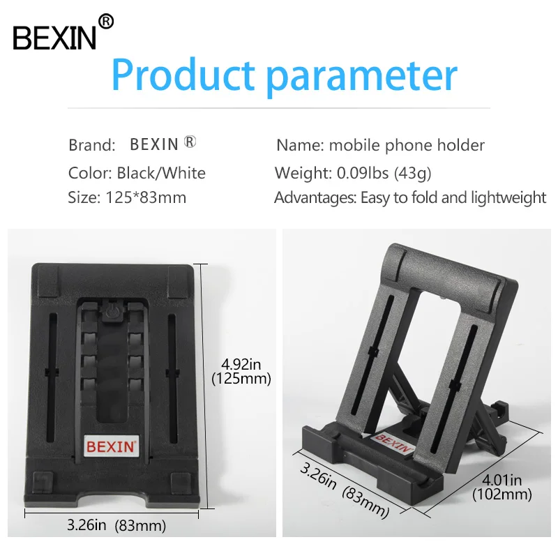 Multi-angle Adjust Portable Phone Holder Mount Universal Foldable Mobile Phone Tablet Desk desktop Stand for iPhone for Samsung