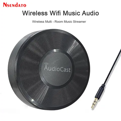 M5 AudioCast för Airplay Trådlös Musik Högtalarmottagare 2.4G WIFI Hifi Musik för DLNA Airplay Adapter Spotify Streamer 10 best sales trådlös mottagare - №10