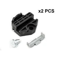 x2 Uds. Para OPEL VAUXHALL Astra H Kit de reparación de regulador de ventana enrollador trasero izquierdo o derecho 2004-2010