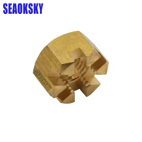 369-64121-0 Outboard Nut Castle for Yamaha Outboard 2 Stroke 4 Stroke 6HP 8HP 15HP Parsun F15-06000016 Hidea Seapro 90171-10M00