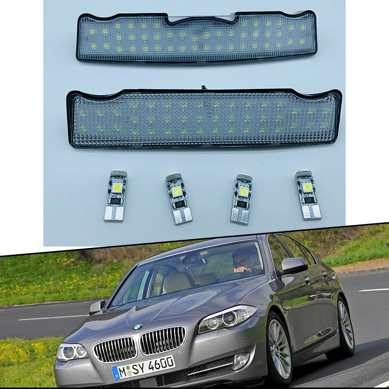 for BMW 5 Series F10 2010~2016 Interior Lights Dome Map Room Roof LED Lamps Reading Light Trunk Lamp Panel 520i 525i 530i 535i