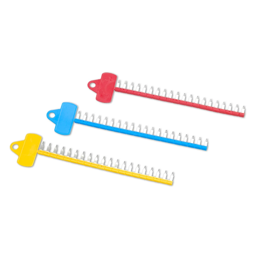 20-Way Fast Bridge Connector for BSC Ultra-Slim Screw Connection Relay Module Space of 6.4mm Pin Type Plug-in Wiring Connector