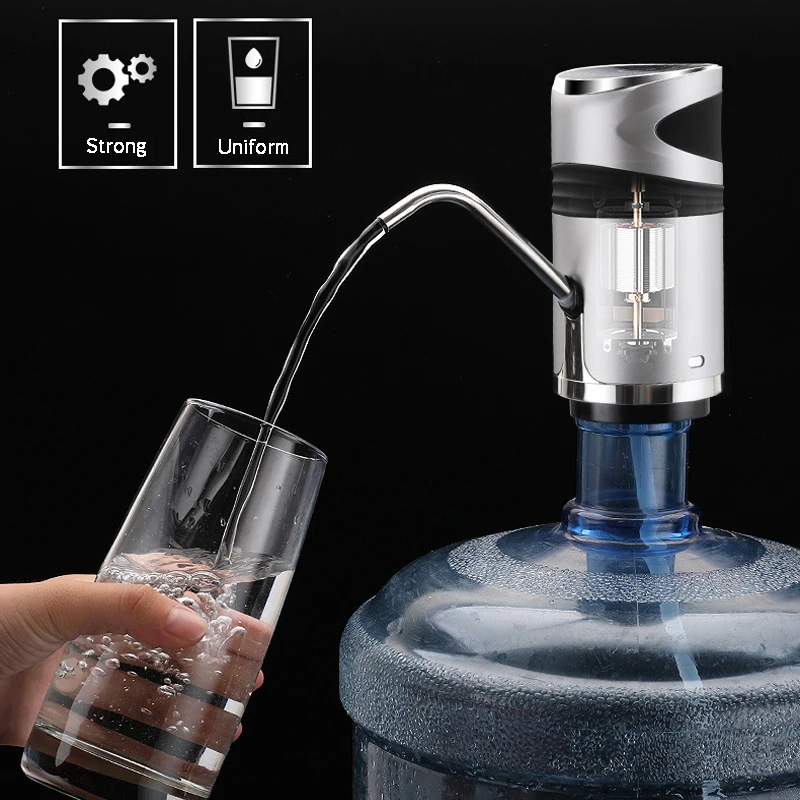 Drinking fountain Electric Portable Water Pump Dispenser Gallon Drinking Bottle Switch Silent Charging Touch 19 liters