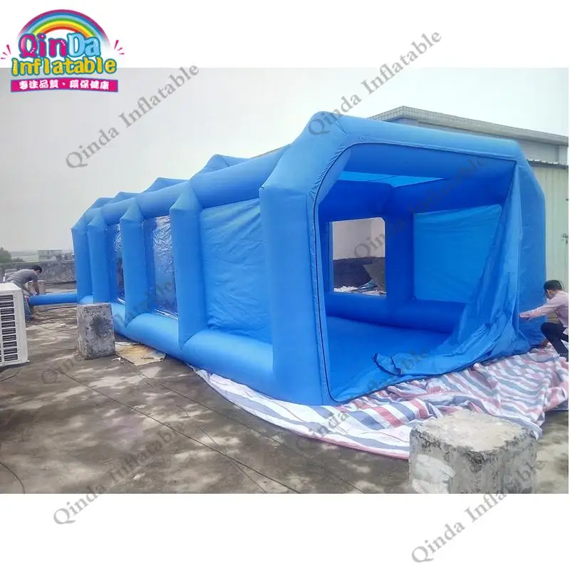 

sing Mobile Booths Paint Tent Pvc Tarpaulin Inflatable Spray Booth With Filter System