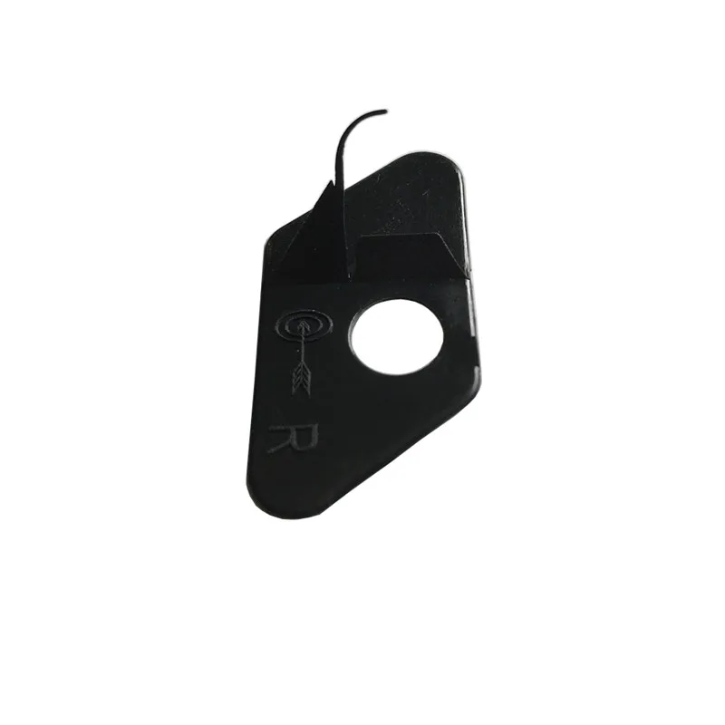 12PCS Archery Arrow Rest Plastic Stick On Arrow Rest Black Left/Right Hand For Recurve Bow Training Shooting Hunting Accessories