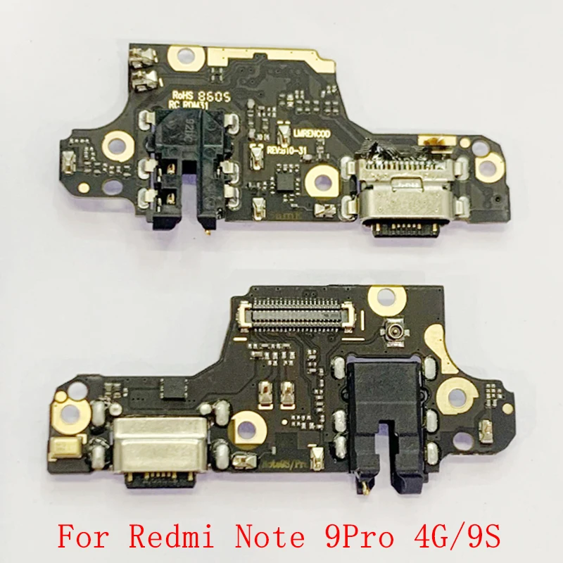 USB Charging Port Connector Board Flex Cable For Xiaomi A2 6X Redmi Note 9 9Pro 4G 5G Note 7 7Pro Note 8 8Pro 8T 10 10X