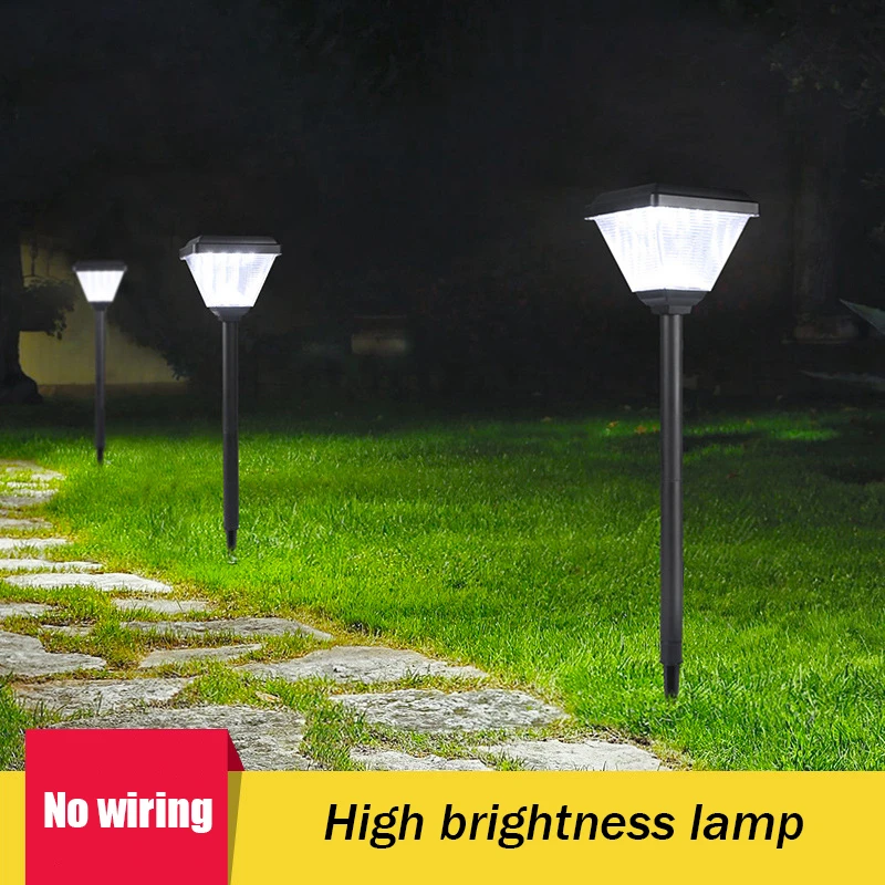 outdoor impermeavel led solar lamp luzes da tocha solar pathway luz paisagem lampada de gramado quintal patio decoracao do jardim 01