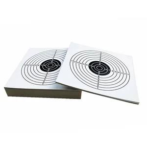 "Taktik, Airsoft Gun Tüfek için Hedef Kağıtları, Çekim Uygulama, Avcılık Aksesuarları, Kare, 14x14 cm, 100 adet Nerf pompasının en iyi 10 satışı-no. 7