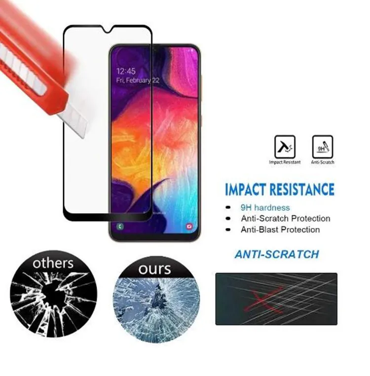 4 In 1 Tempered Glass for Samsung Galaxy  A30s A70S A20S A 10S A50s A20e Screen Protector Camera Lens A20 A30 A40 A50 A70 S Film