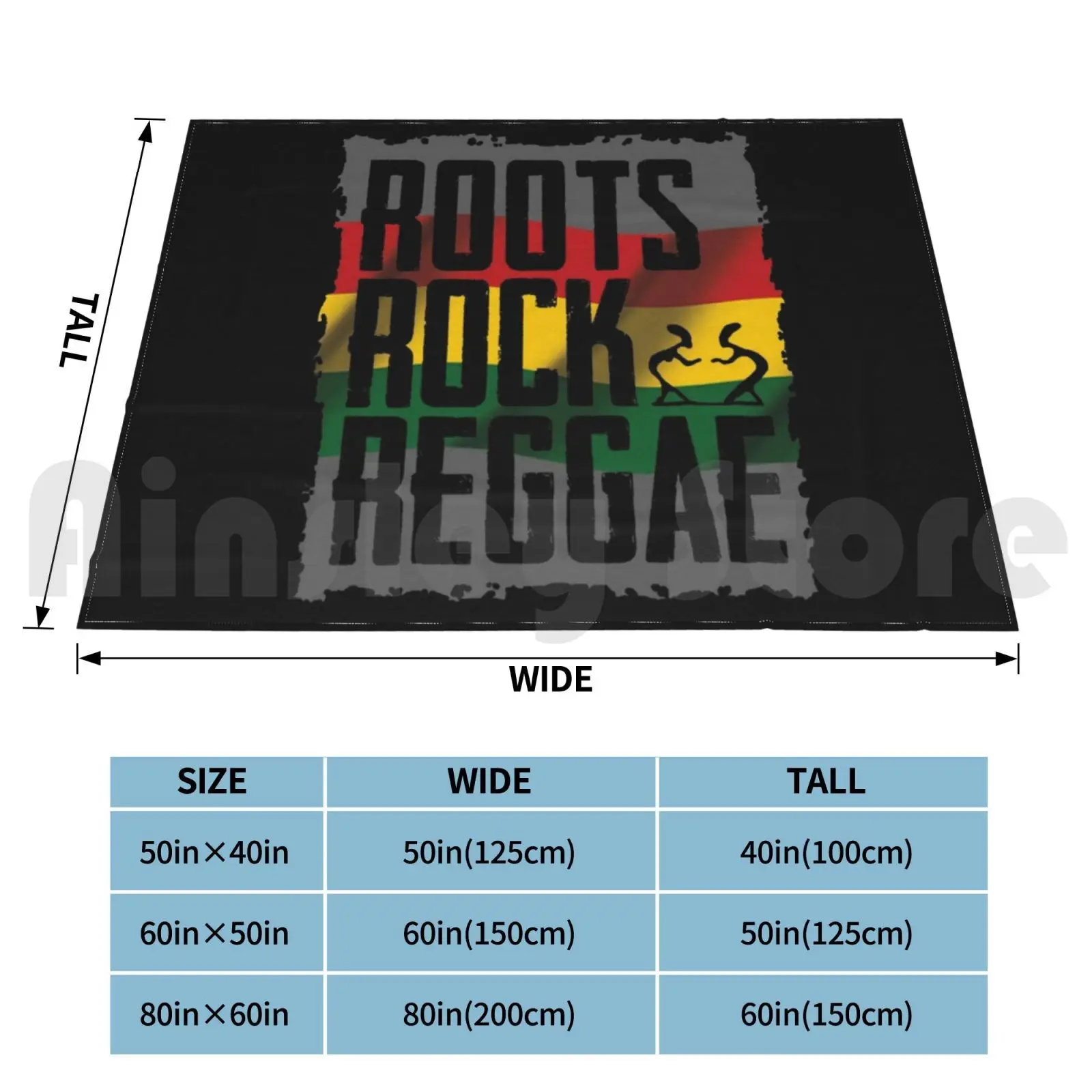 Rock Reggae Blanket Fashion Custom Rasta Rasta Dancehall Yeah Music Jamaica Lion Africa Ragga Raggae