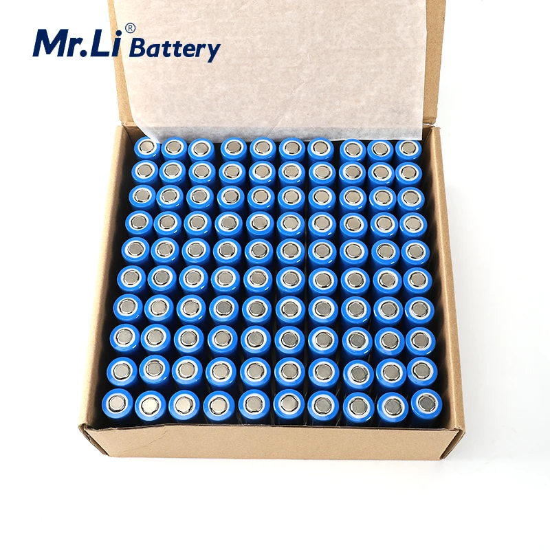 Mr.li 100pcs 18650 3.2V 1800mah nowy oryginalny akumulator akumulator litowo-żelazowo-fosforanowy