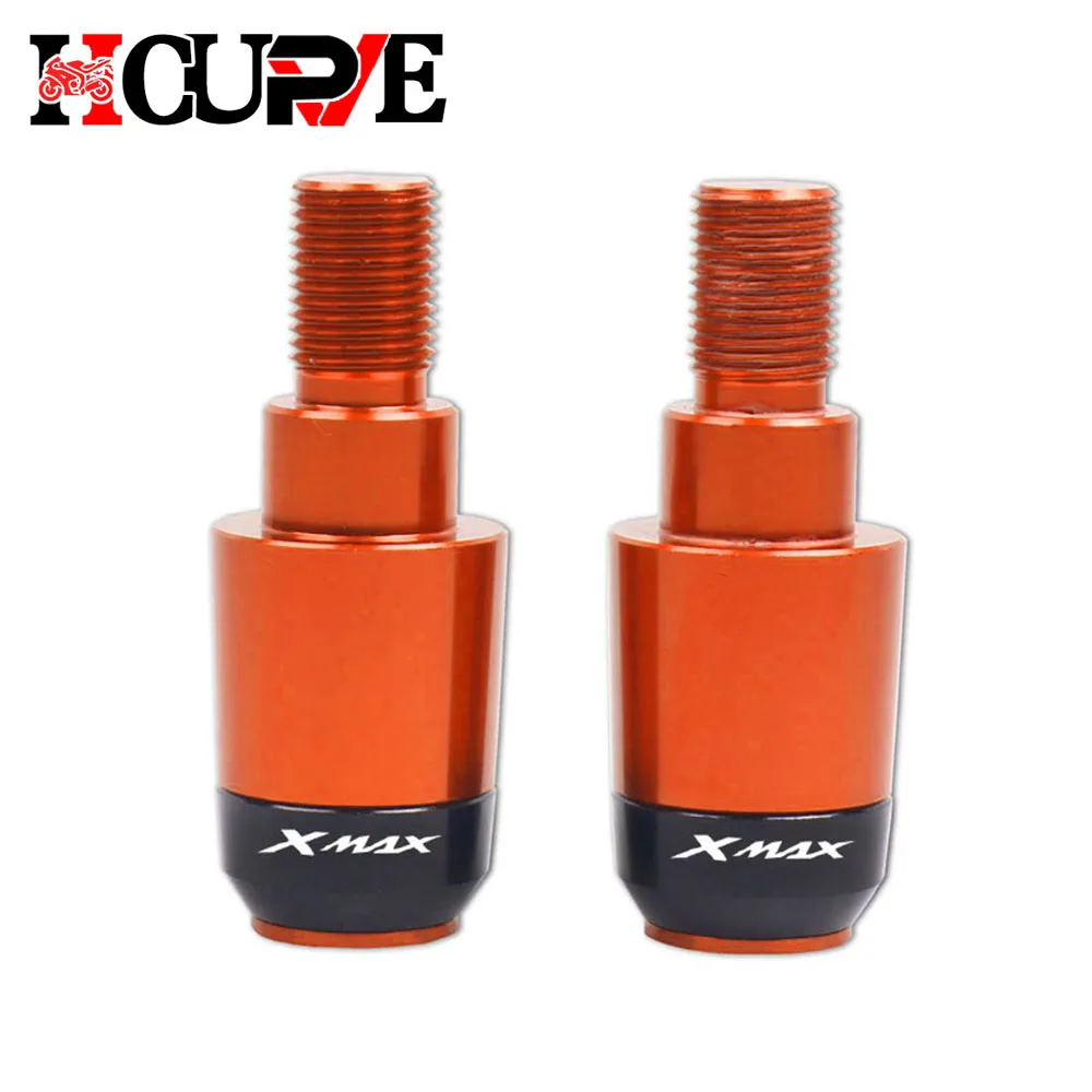 Universal Motorcycle Handlebar Grips Handle Bar Cap End Plugs For XMAX 250 125 400 X MAX XMAX250