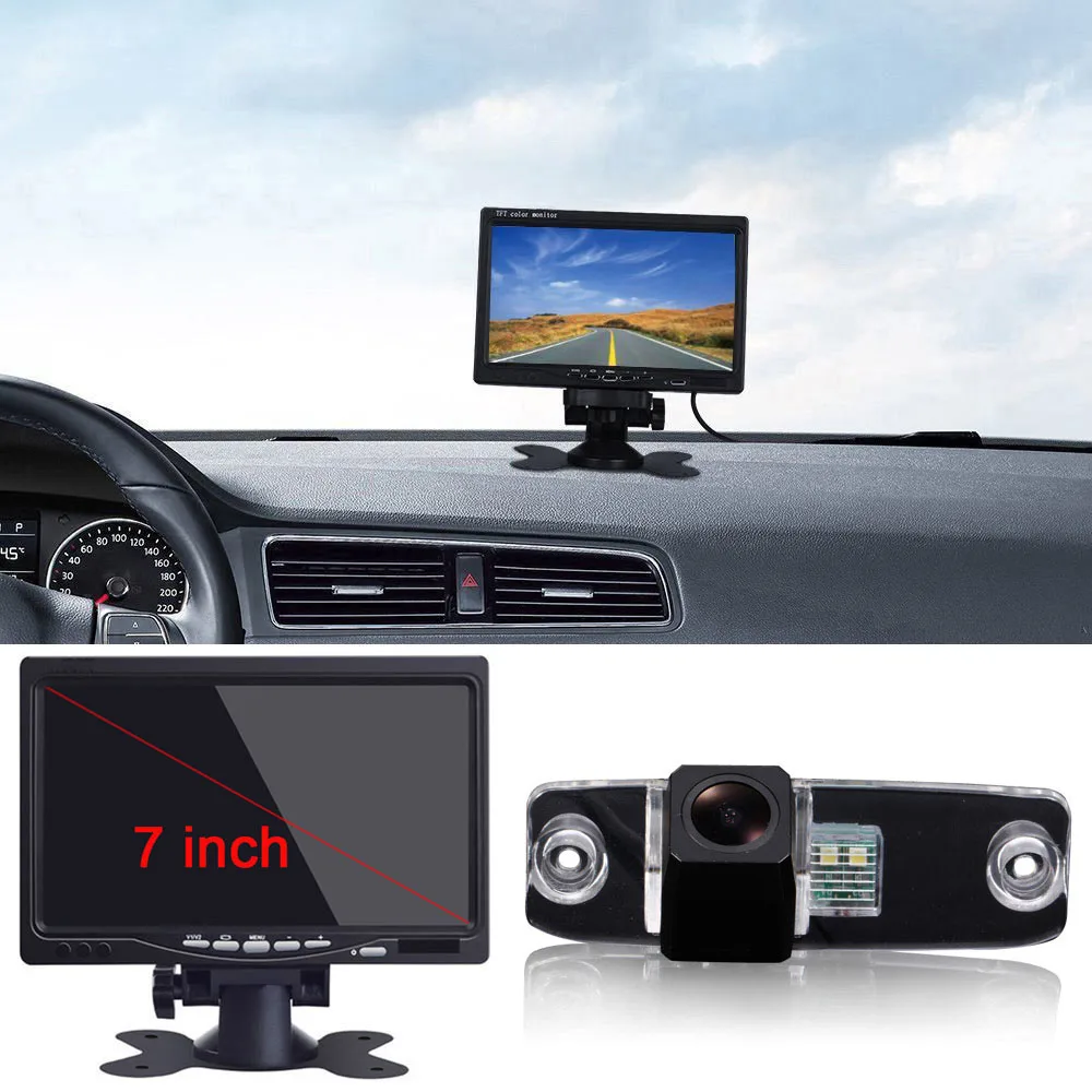 

7 inch Monitor Display LCD and camera For Hyundai Elantra Accent Tucson Verclas Terracan Sonata Car Rear View Reverse Camera