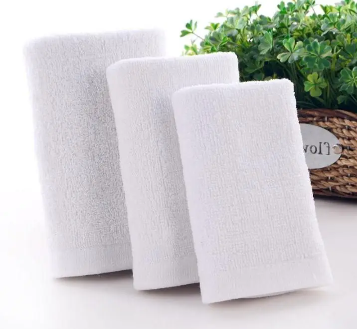 Hot Sale Cotton Towel White Hotel Towels Face Towels Bath Towel for Adults High Absorbent Wholesale