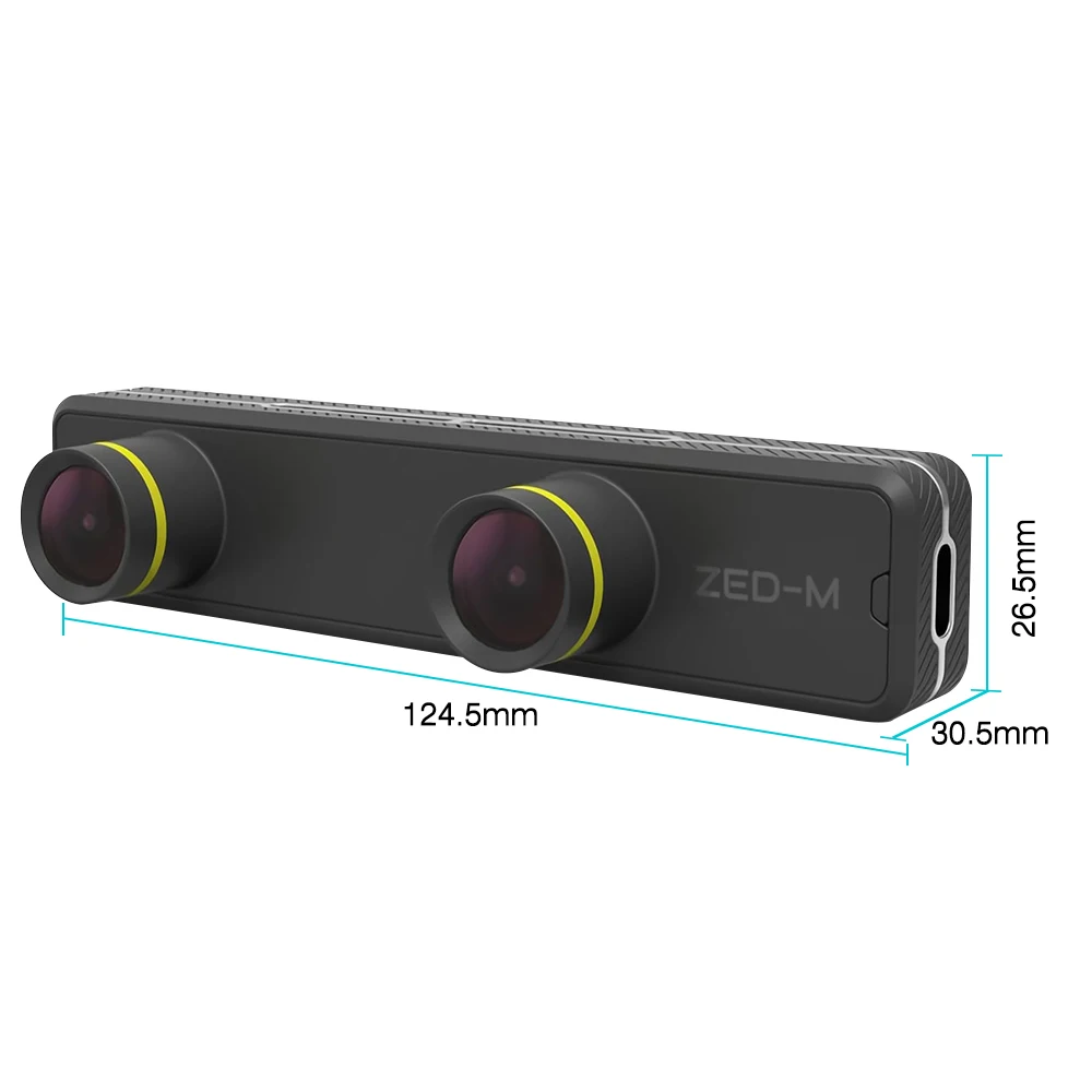 STEREO ZED Mini Camera Stereo-IMU 3D Depth Sensor for AI Edge Computing, Self-Driving Car Control, Mobile Mapping