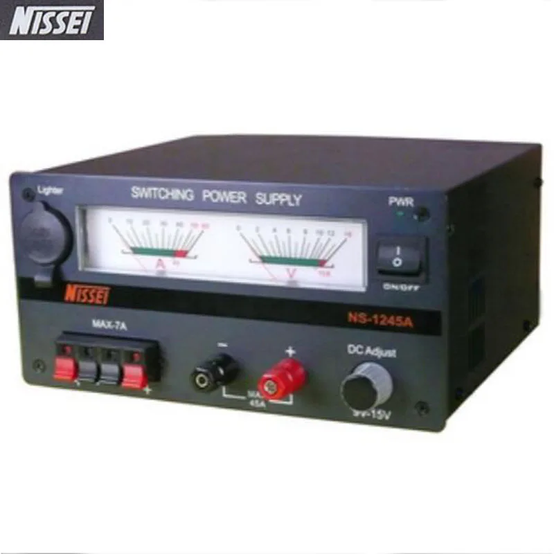 

NISSEI NS-1245A Communication Switching NS1245A Power Supply 45A 13.8V 9V-15V Adjustable Base Station for Car Radio Audio System