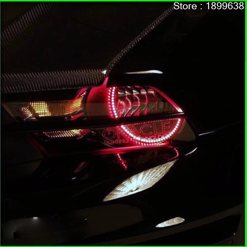 

for ford mustang 2010 2011 2012 LED perimeter headlight rings halo Multi-color RGB angel demon eyes