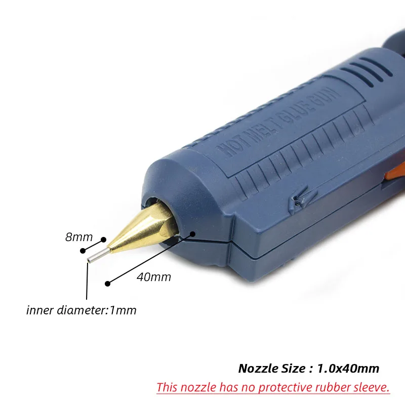 Hot Melt Glue Gun 150W Long Copper Nozzle  Adjustable Temperature 11mm Glue Sticks Professional Indusrial  Household Glue Gun