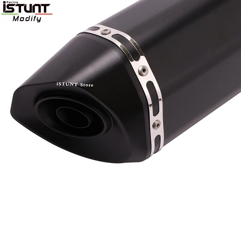 51MM Universal Motorcycle Exhaust Pipe With Muffler DB Killer Escape Moto For Yamaha Honda Duke Kawasaki Ducati Slip-on