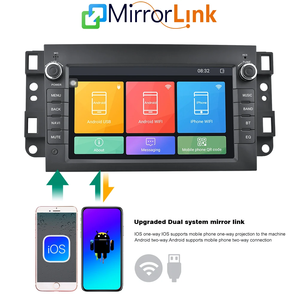 Leekooluu 2 Din autoradio lettore multimediale Android navigazione GPS Audio Bluetooth per Chevrolet Lova Captiva Gentra Aveo Epica