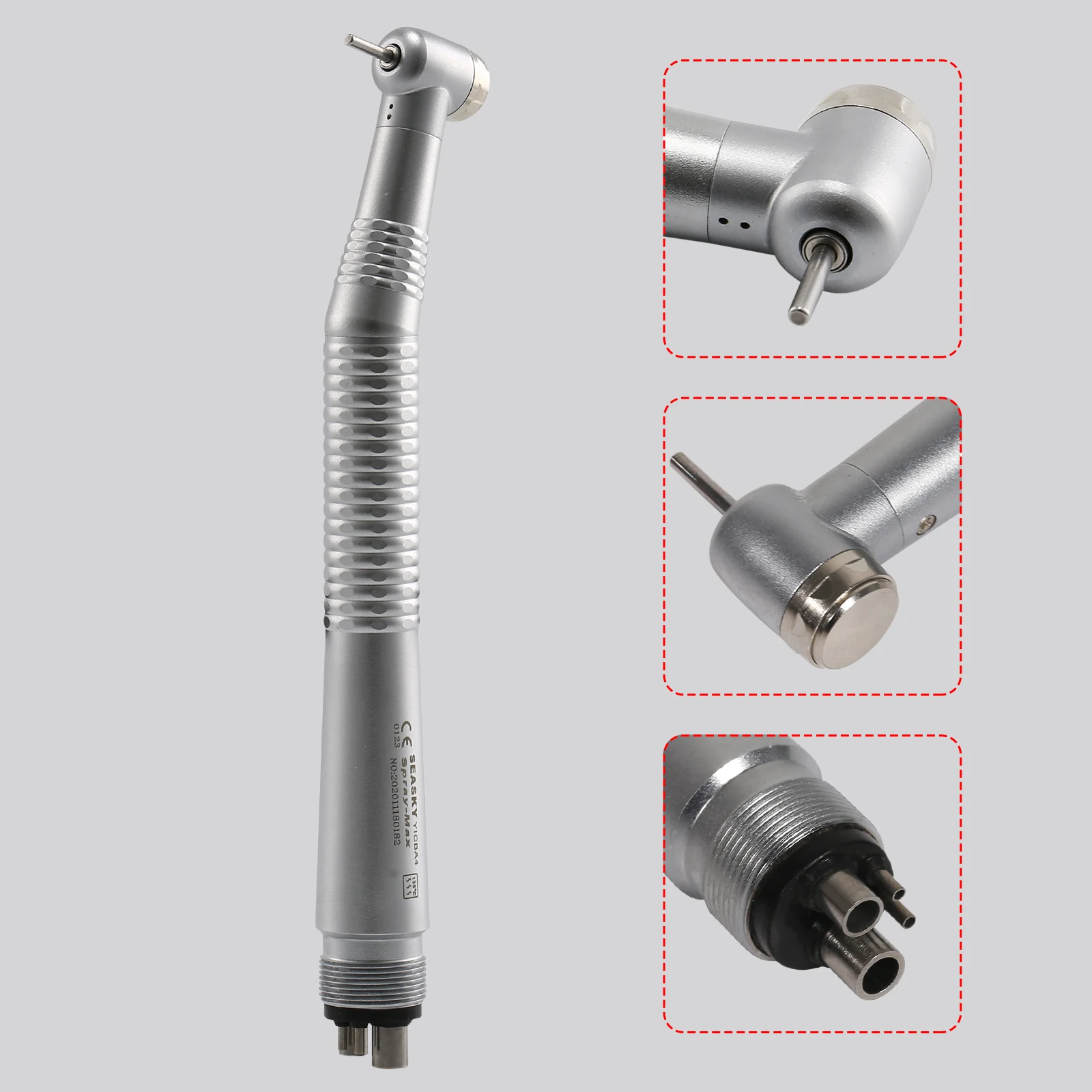 

NSK Style Dental High Speed Handpiece Push Button 4 Hole Single water spary SEASKY