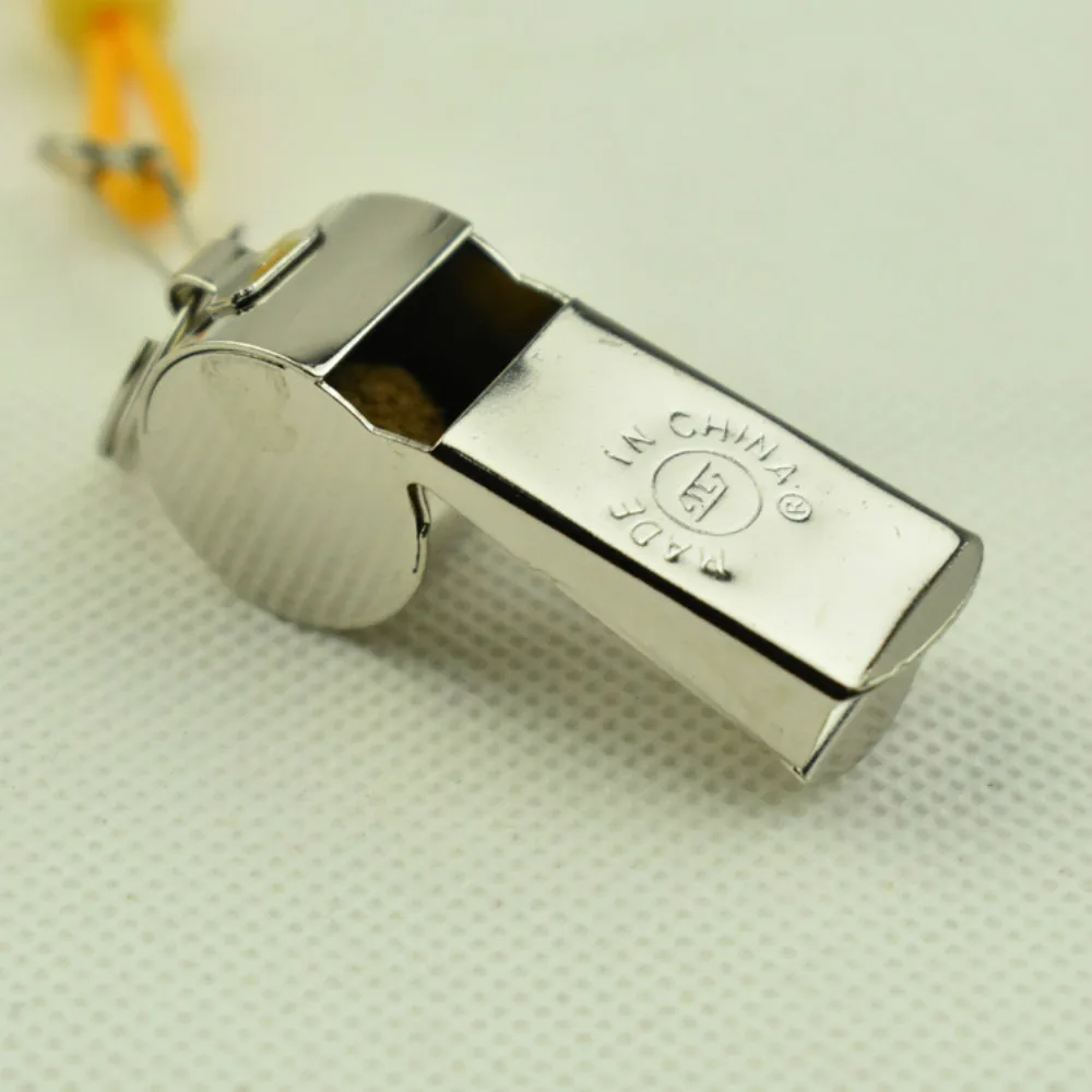 

New fashion Referee Football basketball stainless steel Whistle For Outdoor Sports Survival Whistle Multifunction Tools