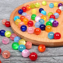 10pcs/bag Cheongsam Imitation Jade Resin Round Pearlescent Buttons Shirt Chiffon Decorative Beads Accessories Buttons