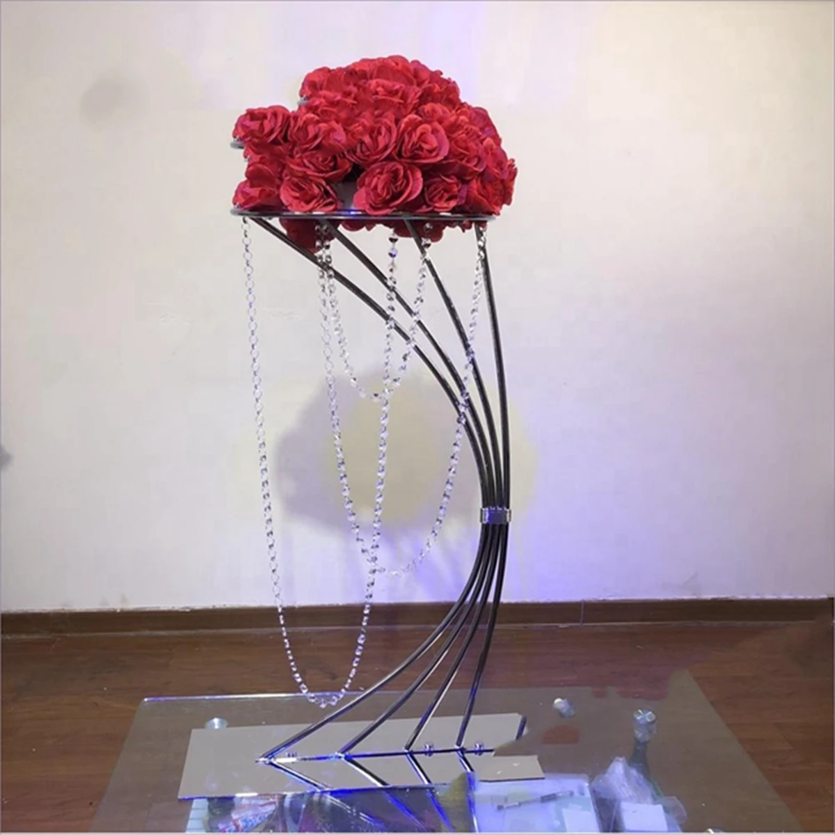 

Wedding Gold Metal Flower Stand Table Centerpieces for Wedding Decoration AB0434