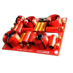 230W HIFI Audio Frequency Divider 4 Way Crossover Treble Mid Range Subwoofer Frequency Divider 5Ohm 8Ohm Speaker Filter 4 Way