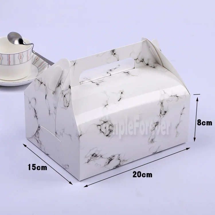 pay ment  link Kraft Paper Baking Packing Box Portable Pastry Box Gift Box Cake Cookie Container with Handle