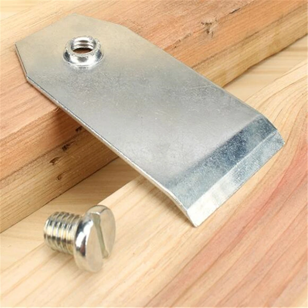 Lama per pialla in legno materiale frontale in acciaio pialla per legno lama per falegnameria manuale strumenti per la lavorazione del legno