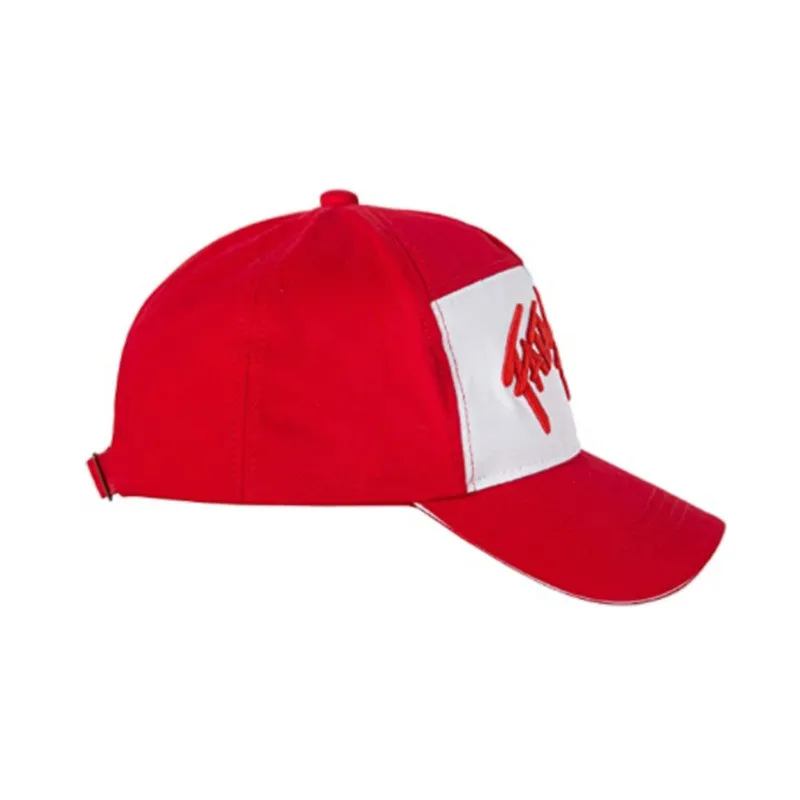 Król myśliwców Fatal Fury Terry Bogard czapka z daszkiem Cosplay haft kapelusz z możliwością regulacji Unisex Outdoor Sports Prop akcesoria