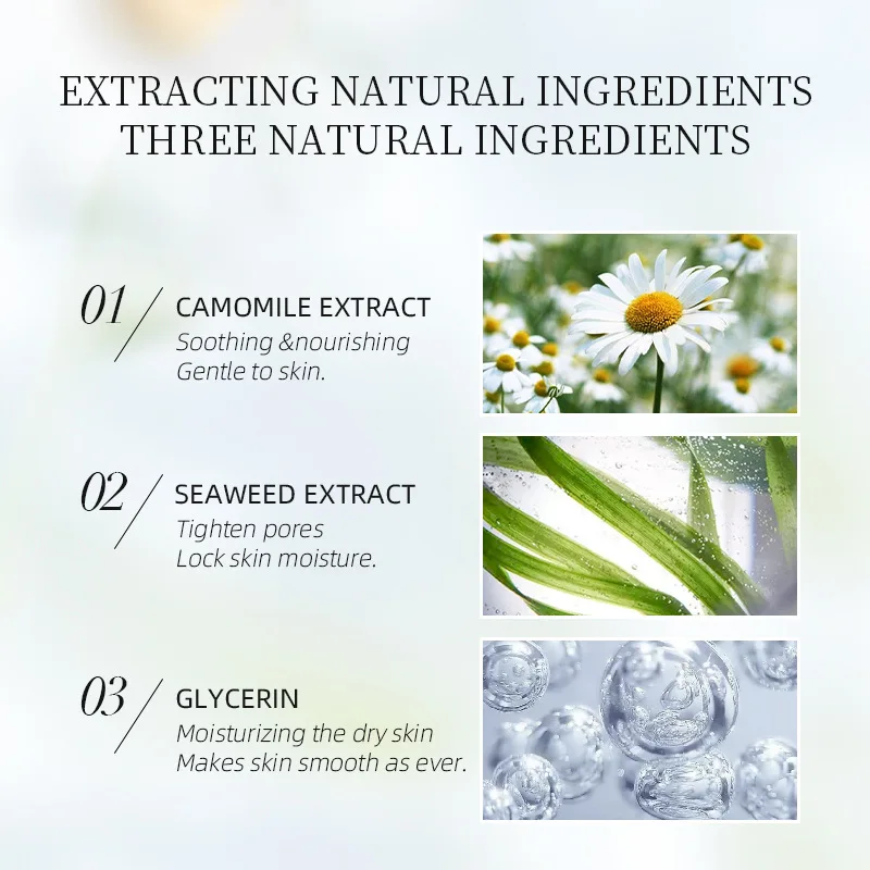 Chamomile Peeling Gel 60g Gentle Oil Control Body Face Scrub Cleansing Pores Facial Exfoliation view 3