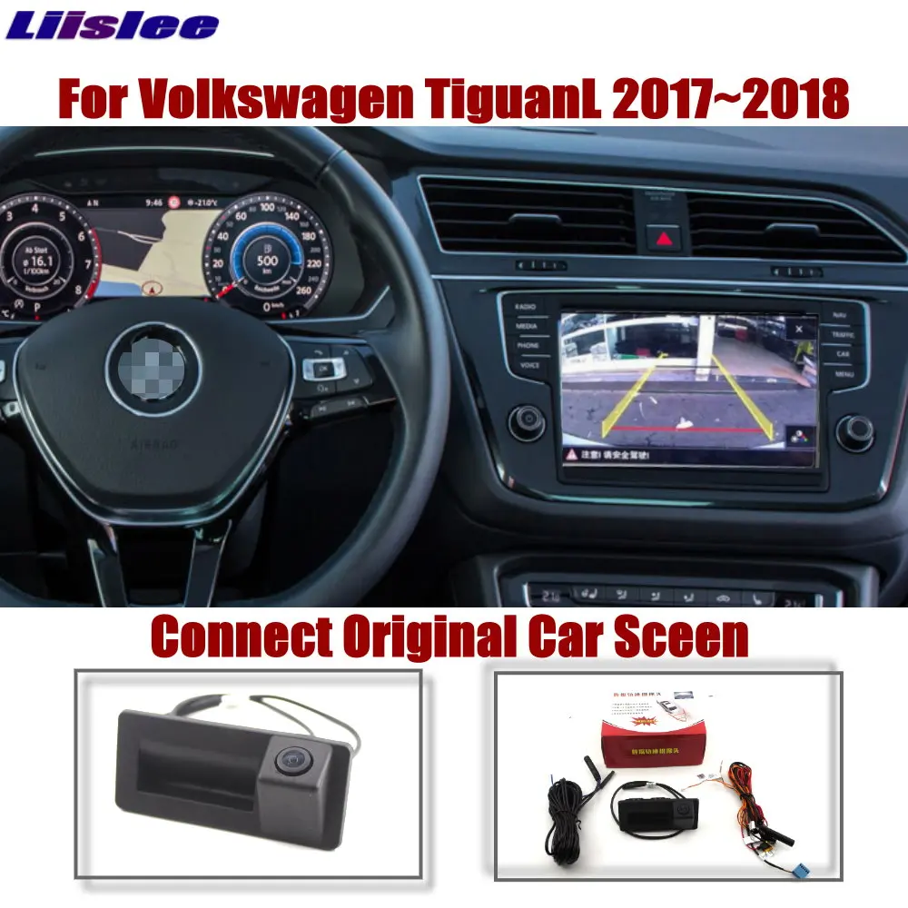 

For VW Tiguan (AD/BW) 2016-2023 MQB MIB System Car Rear Camera Auto Dynamic Trajectory Original Display Upgrade Parking Image