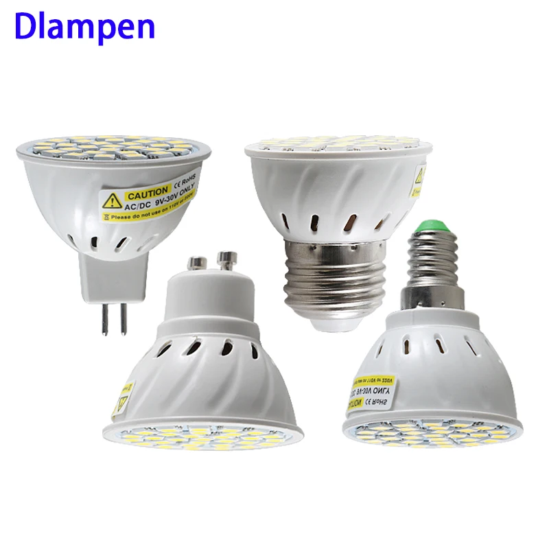 

lampade led e27 E14 MR16 GU10 3W spotlight low voltage Ac Dc 10v to 30V energy saving lamp 12 24 V volts spot bulb lighting