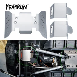 YEAHRUN Stainless Steel Chassis Armor Axle Protector Skid Plate for Axial SCX6 JEEP Wrangler Trail Honcho 1/6 RC Car Model Parts