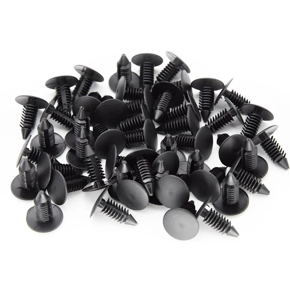 10/20/30/40/50 Pcs 8mm Auto Fastener Car for Clips Car Products Car Clips Plastic Rivet For car GM Ford Chrysler Automobile